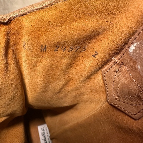 NWOT Vintage Women's Tan/Caramel Western Cowboy Boots | Size 8.5 - Picture 9 of 9